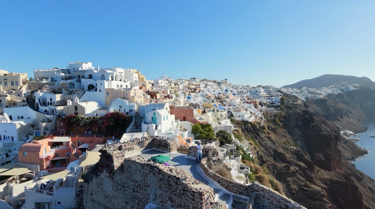 Oia Castle. Santorini.